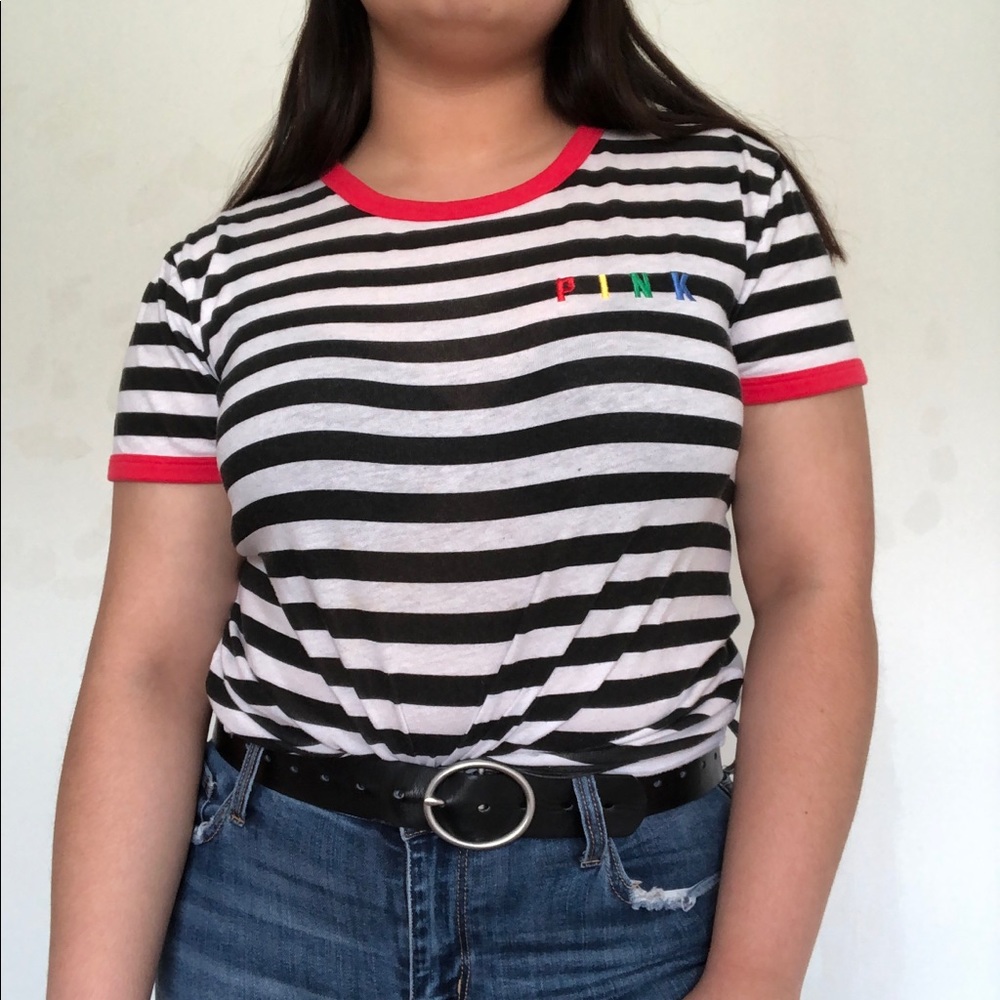 PINK Striped Shirt